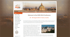 Desktop Screenshot of iscb2014.info